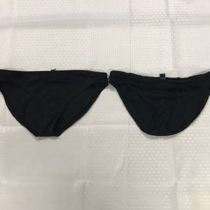 🔥 3/$20 🔥Set of black bikini bottoms